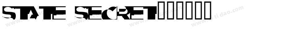 State Secret字体转换